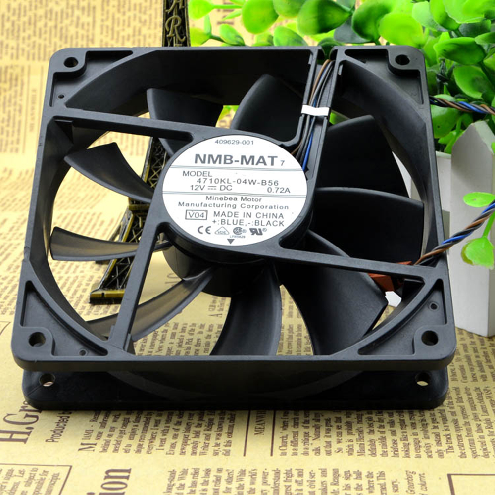 Original NMB 4710KL-04W-B56 Cooling Fan 12V 0.72A 8.64W 4wires 4710KL-04W-B56 Fans